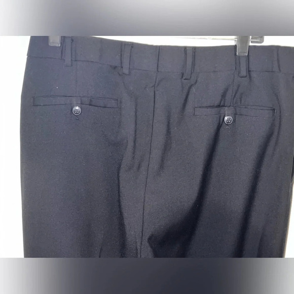 Louis Raphael 34, Rosso, men’s high rise, pocket pleated button zip clasp, pants - Picture 5 of 7